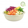 Fiber salad bowl for poke (750cc). Until end of stock