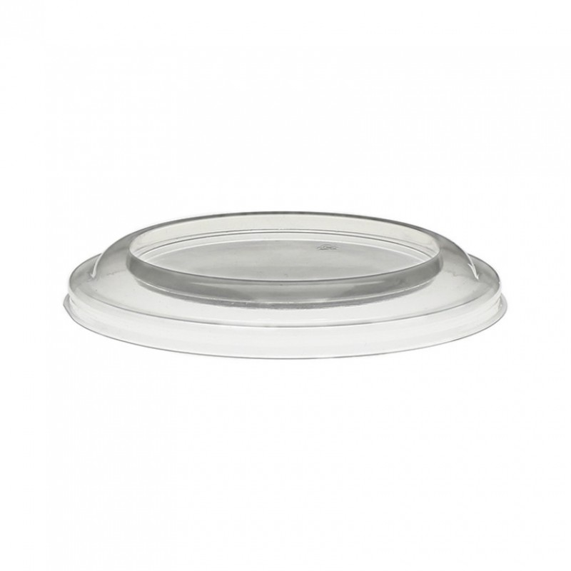 Flat PET lid for transparent tripot tub Flat PET lid for transparent tripot tub