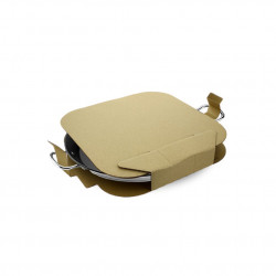 Kraft colored pan holder (33 x 33 x 5cm). Until end of stock.