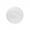 Flat and transparent lid for tub (6.2Ø)