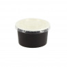 Flat and transparent lid for tub (6.2Ø)