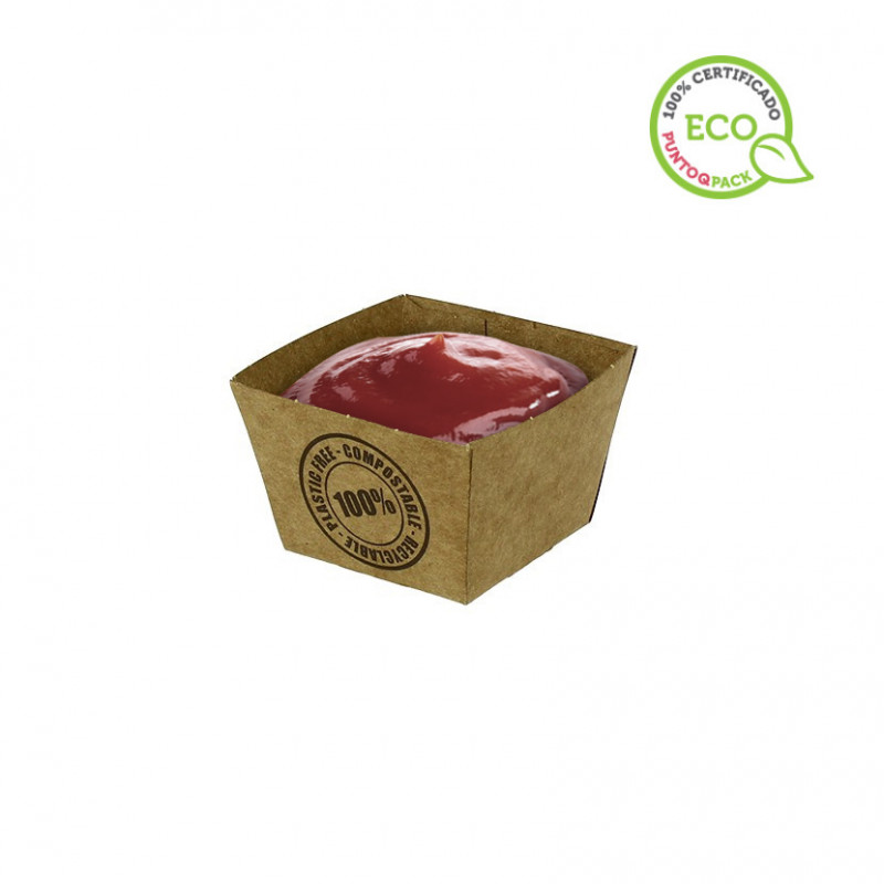 Salsero kraft compostable (60ml) Salsero kraft compostable (60ml)