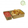 BARQUETA COMPOSTABLE 2 DIVISIONES