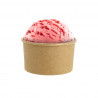 Potes de sorvete de papel kraft (100ml)
