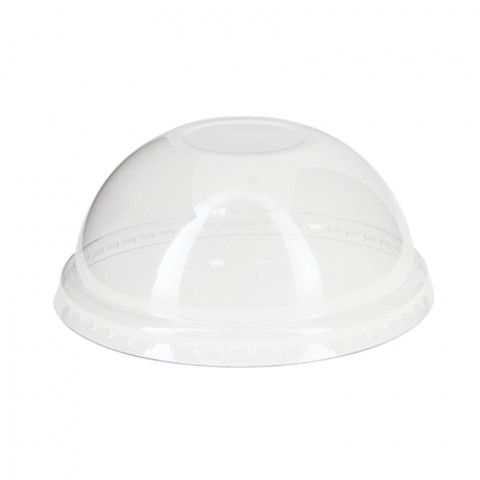 PET dome lid for ice cream tub (9.4Ø)