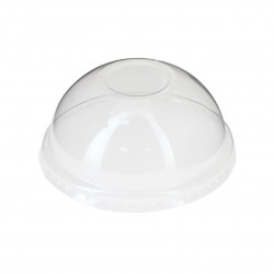 PET dome lid for ice cream tub (9.4Ø)