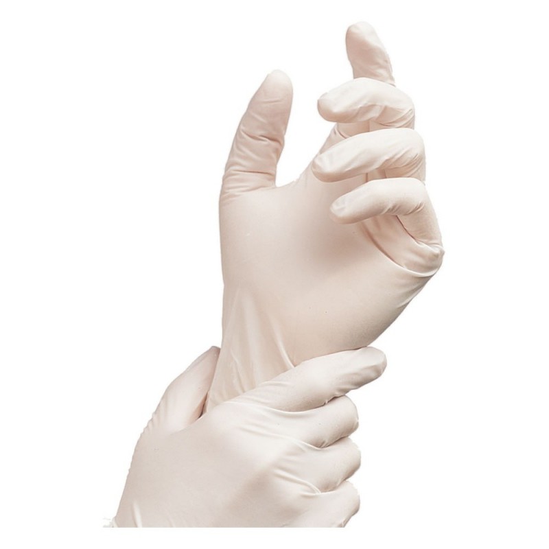 Gants en latex non poudrés taille L Gants en latex non poudrés taille L