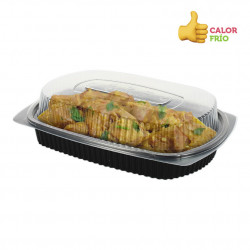 Reusable PP containers with lid (1040cc)