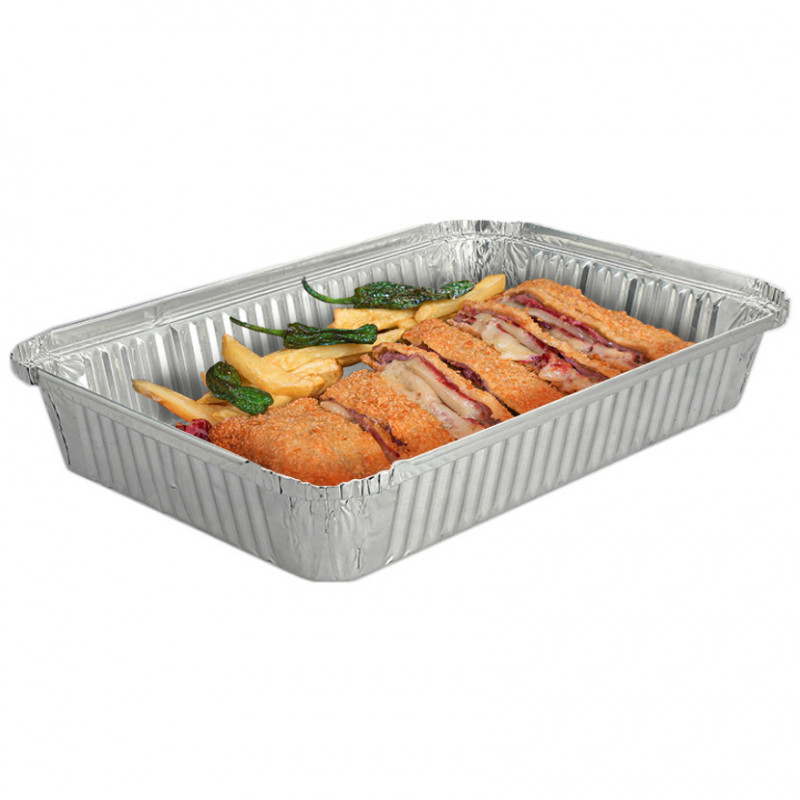 Extra large rectangular aluminum containers (2450cc) Extra large rectangular aluminum containers (2450cc)