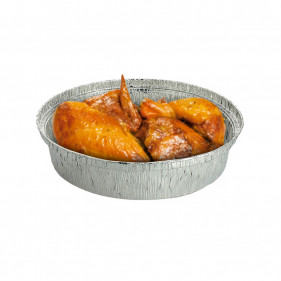 Recipientes de alumínio para meio frango assado (935cc)