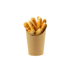 Vaso cartón kraft para gofre, fritos y wrap (8 Oz)