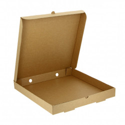 Cajas de pizza pequeña-mediana kraft (30 cm)