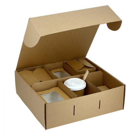 Caja de cartón kraft - Varios tamaños (En pack de 10) - Precintos Noan
