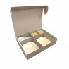Caixa kraft micro menu catering com separadores (45x32x10cm)