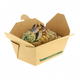 Waterproof ECO Kraft Cardboard Box (900cc)