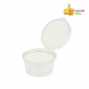 Pote PP reutilizável com tampa articulada para molhos (30ml)