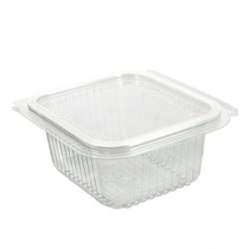 Envases PLA transparente con tapa 370cc. HASTA FIN DE STOCK
