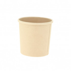 Envase cartón ECO bambú para sopas y caldos (350ml)