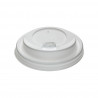 Tampa branca antiderramamento para copo de café (8Ø)