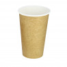 Vasos de cartón para café deco kraft