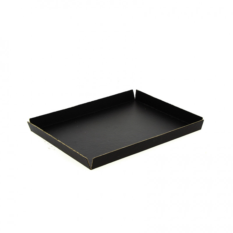 Vassoio in cartone con ali e nero opaco (22 x 17 x 2 cm) Vassoio in cartone con ali e nero opaco (22 x 17 x 2 cm)