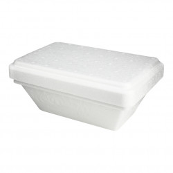 Tarrina Foam para helados con tapa (500ml) PSE. Hasta fin de stock