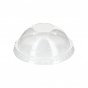 Couvercle dôme sans trou pour pot 120ml (7.7Ø)