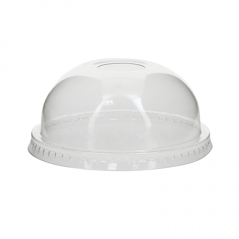 Tapa cúpula PET con agujero tarrina helado (9,4Ø). HASTA FIN DE STOCK Tapa cúpula PET con agujero tarrina helado (9,4Ø). HASTA FIN DE STOCK