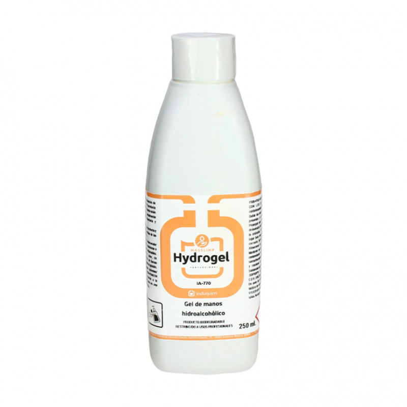 Gel hidroalcoólico para mãos garrafa 250 ml