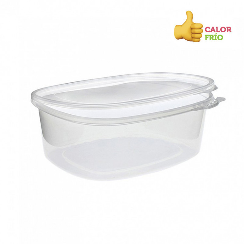 Reusable PP containers with safety lid (750cc) Reusable PP containers with safety lid (750cc)