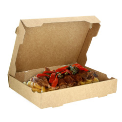 Caixa para cachopo e milanesa de papelão microcanal