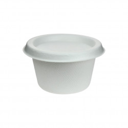 Fiber tubs for sauces with lid included (120ml)
