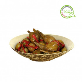 Palm leaf bowl mini 8cm