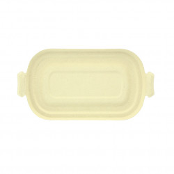 Couvercles en fibre de canne avec rabats pour bidon de 750 ml