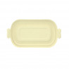 Couvercles en fibre de canne avec rabats pour bidon de 750 ml
