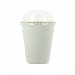 Hermetic PET lid for ECO fiber cups (8Ø)