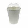 Hermetic PET lid for ECO fiber cups (8Ø)