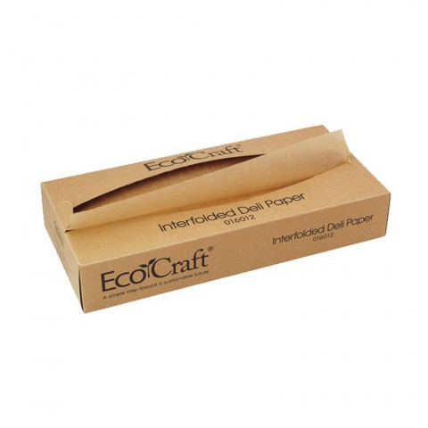Carta oleata kraft media con dispenser (30x27cm)