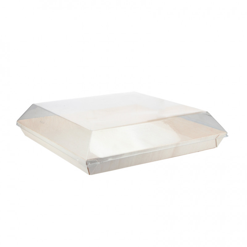 Tampa para bandejas de madeira quadradas (23x23cm)