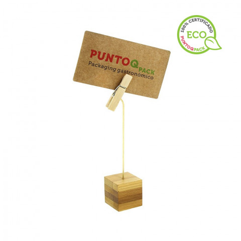 Bamboo card holder