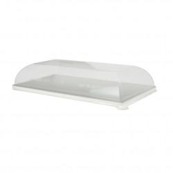 Lids for white fiber dishes (27x9cm)