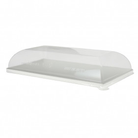Couvercle plat en fibre (18x9cm)