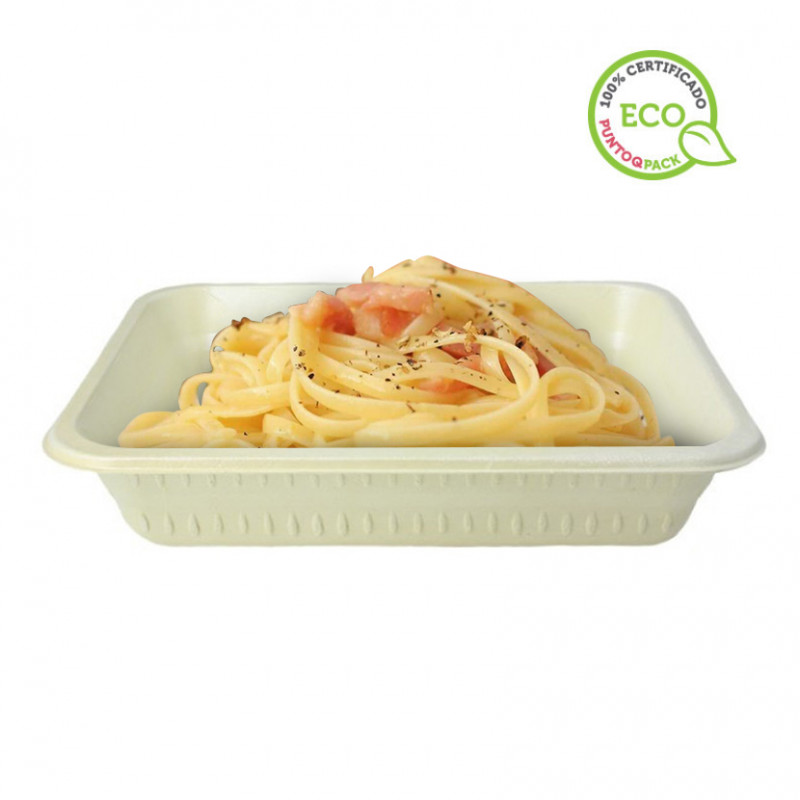 Biodegradable cellulose and potato starch containers (1300cc) Biodegradable cellulose and potato starch containers (1300cc)