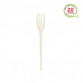 Premium ECO reusable cream fork (17cm)