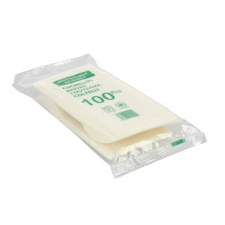 Faca de cor creme reutilizável Premium ECO (16,5 cm)