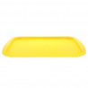 Bandeja amarilla PP resistente y reutilizable (44x31cm)