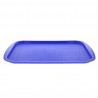 Bandeja azul PP resistente y reutilizable (44x31cm)