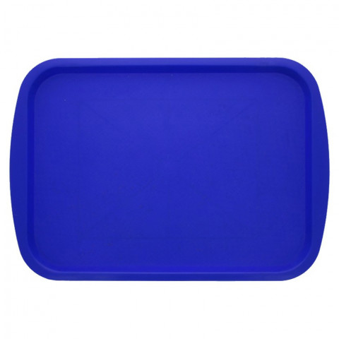Vassoio blu in PP resistente e riutilizzabile (44x31cm)