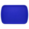 Bandeja azul PP resistente y reutilizable (44x31cm)