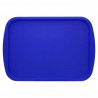 Bandeja azul PP resistente y reutilizable (44x31cm)